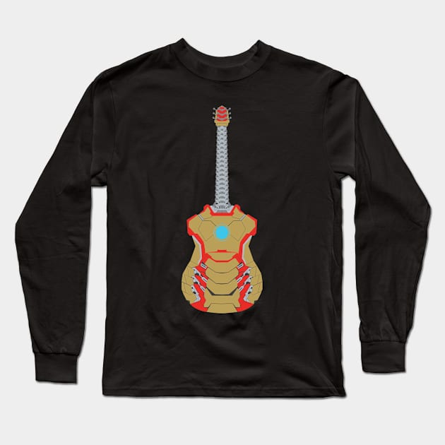 iron guitar Long Sleeve T-Shirt by hd